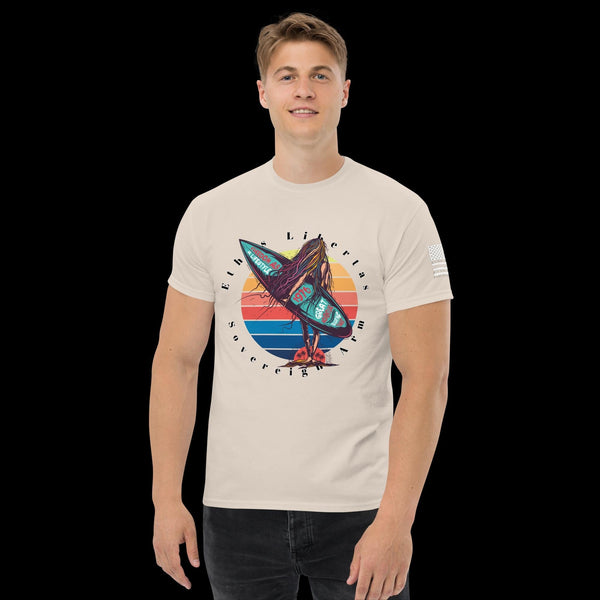 sovereignarm.com Natural / S Surf Art V.12 Men's classic tee