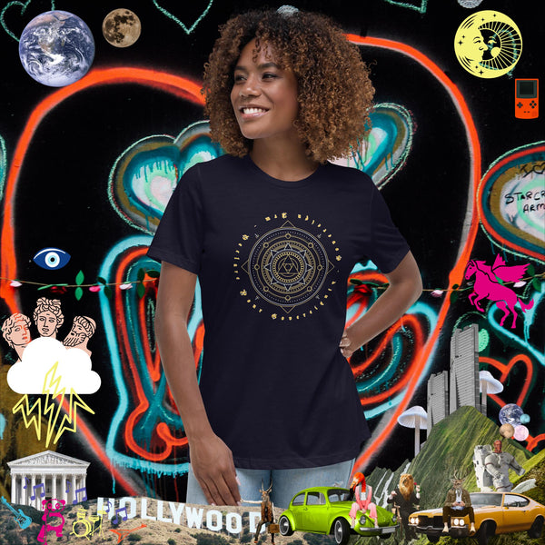 sovereignarm.com Navy / S Sacred Geo V1.0 Women's Relaxed T-Shirt