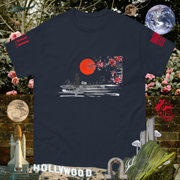 sovereignarm.com Navy / S Solar Cherry Blossoms v1.3 Men's classic tee