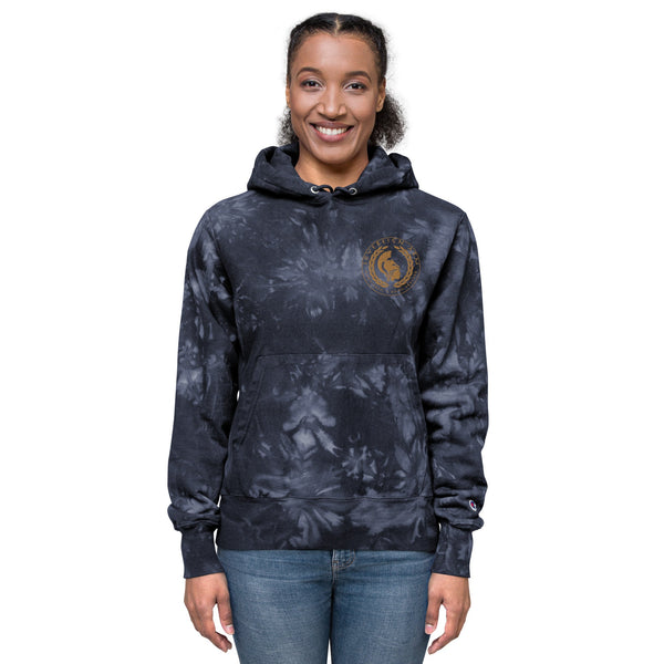 sovereignarm.com Navy / S Sovereign Arm Seal Unisex Champion tie-dye hoodie