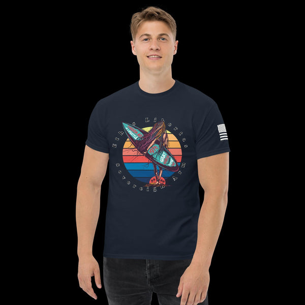 sovereignarm.com Navy / S Surf Art V.12 Men's classic tee