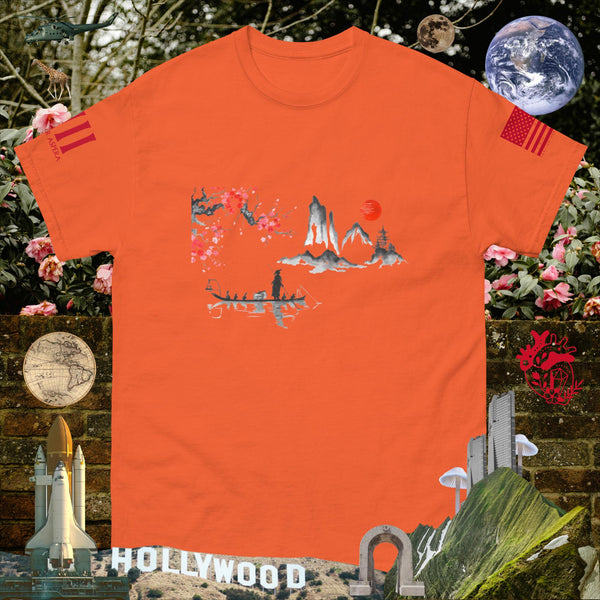 sovereignarm.com Orange / S Solar Cherry Blossom V1.1 Men's classic tee