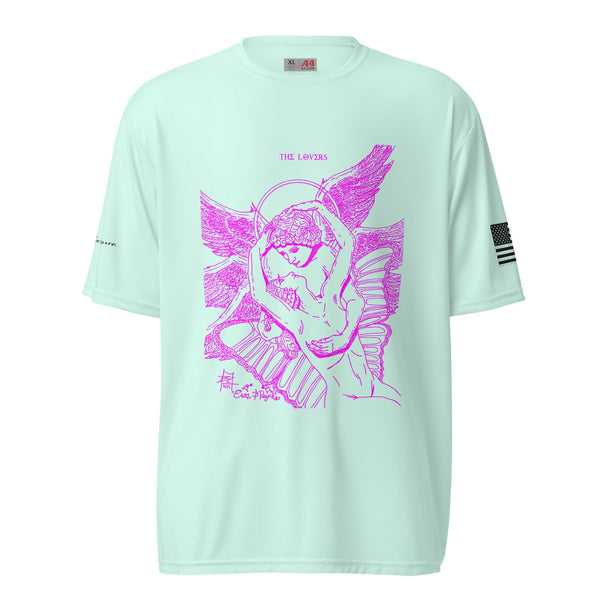 sovereignarm.com Pastel Mint / S The Lovers Eros and Psyche Hott Pink!! Unisex performance crew neck t-shirt