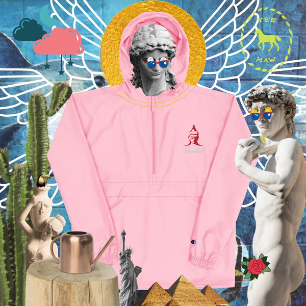 sovereignarm.com Pink Candy / S Hero Buddha Embroidered Champion Packable Jacket