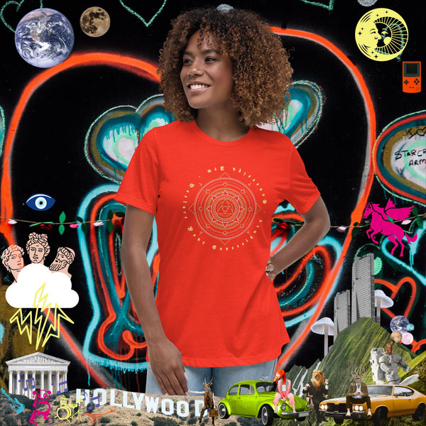 sovereignarm.com Poppy / S Sacred Geo V1.0 Women's Relaxed T-Shirt