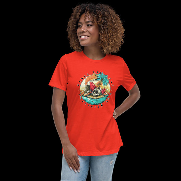 sovereignarm.com Poppy / S Surf Art V1.0 Women's Relaxed T-Shirt