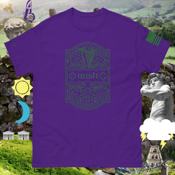 sovereignarm.com Purple / S Irish Luck Men's classic tee