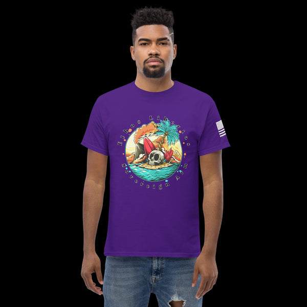 sovereignarm.com Purple / S Surf Art V1.0 Ethos Libertas Men's classic tee