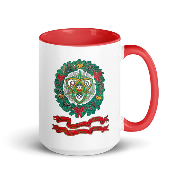 sovereignarm.com Red / 15 oz Fish Family Christmas Mug with Color Inside