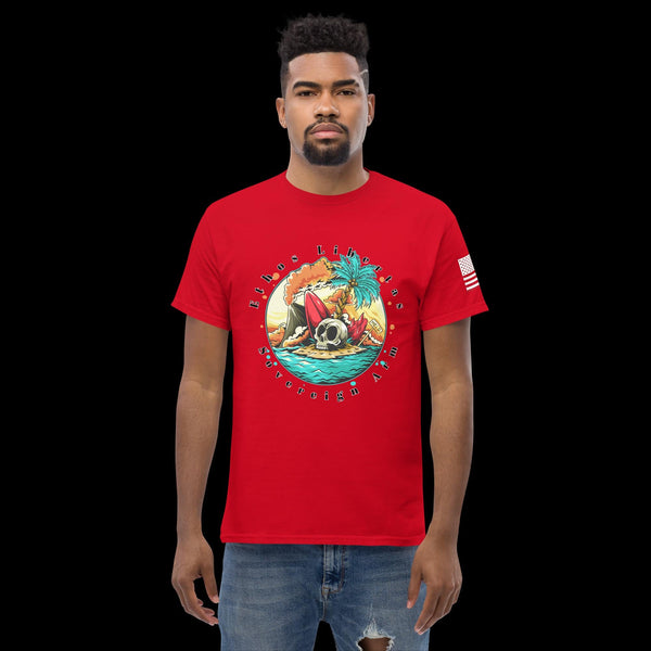 sovereignarm.com Red / S Surf Art V1.0 Ethos Libertas Men's classic tee