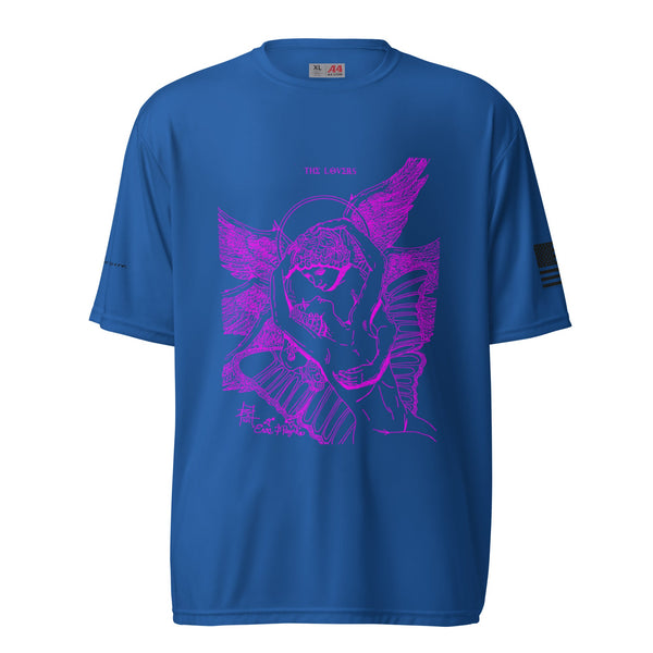 sovereignarm.com Royal / S The Lovers Eros and Psyche Hott Pink!! Unisex performance crew neck t-shirt