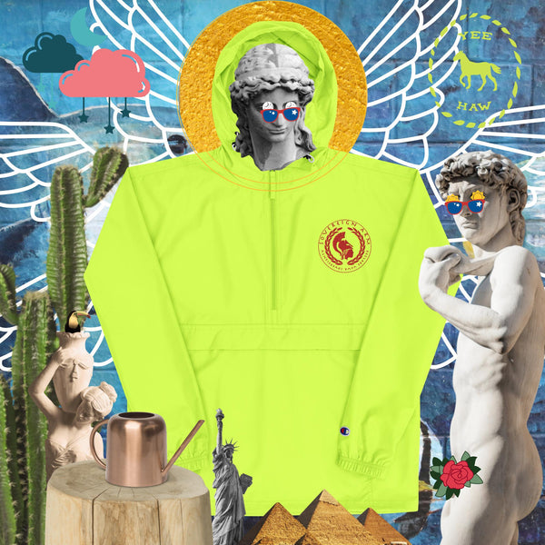 sovereignarm.com Safety Green / S Sovereign Arm Declare your Sovereignty Embroidered Champion Packable Jacket