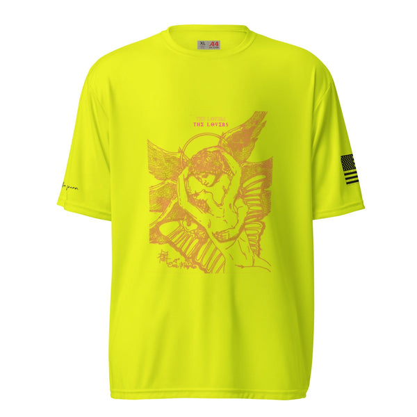 sovereignarm.com Safety Yellow / S Eros and Psyche Embrace Unisex performance crew neck t-shirt