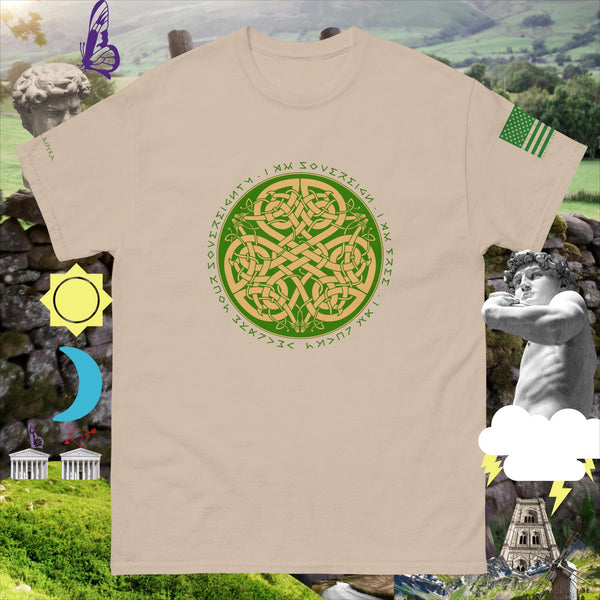 sovereignarm.com Sand / S Irish luck Celtic Knot Men's classic tee