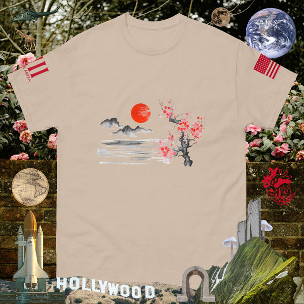 sovereignarm.com Sand / S Solar Cherry Blossoms v1.2 Men's classic tee