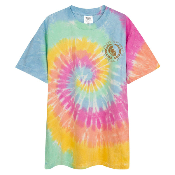 sovereignarm.com Sherbet rainbow / S Sovereign arm seal Oversized tie-dye t-shirt