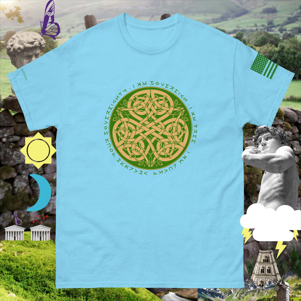 sovereignarm.com Sky / S Irish luck Celtic Knot Men's classic tee