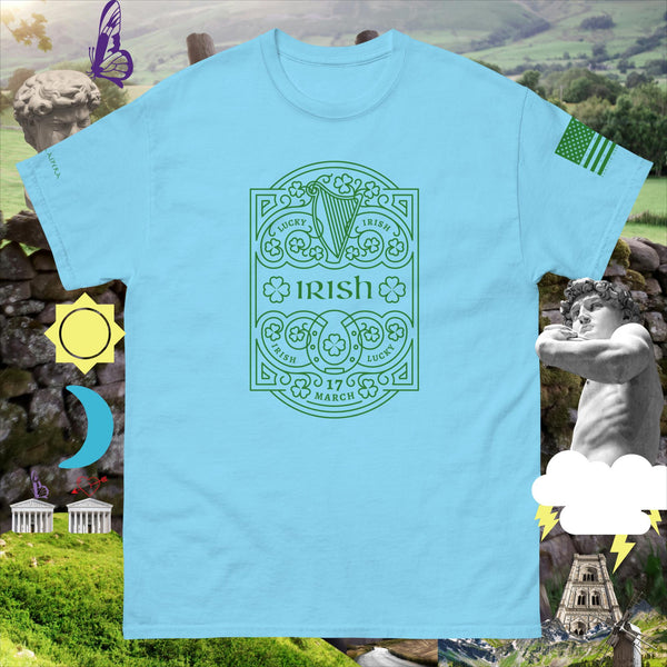 sovereignarm.com Sky / S Irish Luck Men's classic tee