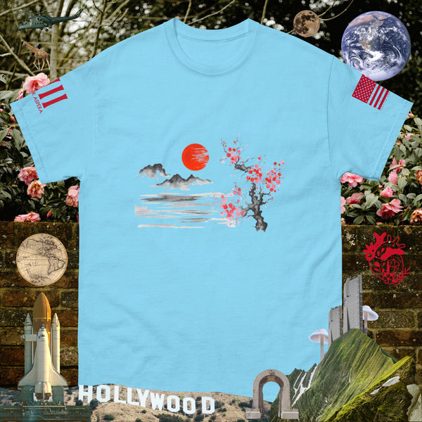 sovereignarm.com Sky / S Solar Cherry Blossoms v1.2 Men's classic tee