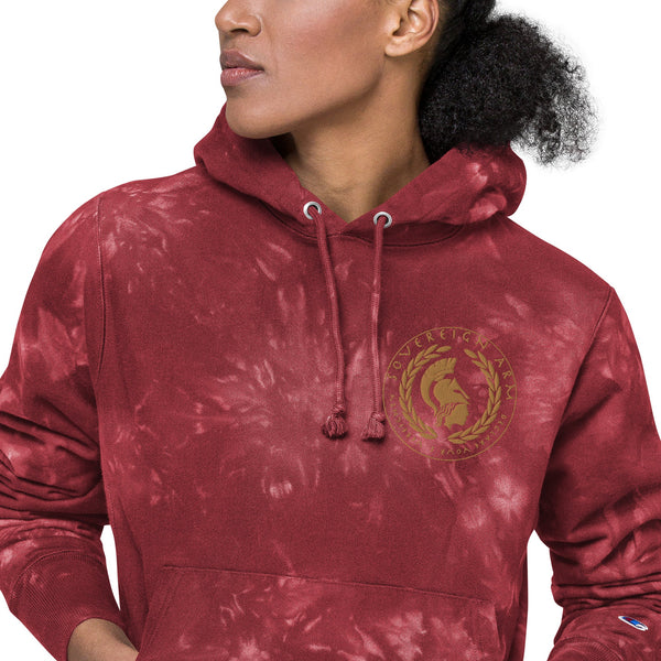 sovereignarm.com Sovereign Arm Seal Unisex Champion tie-dye hoodie