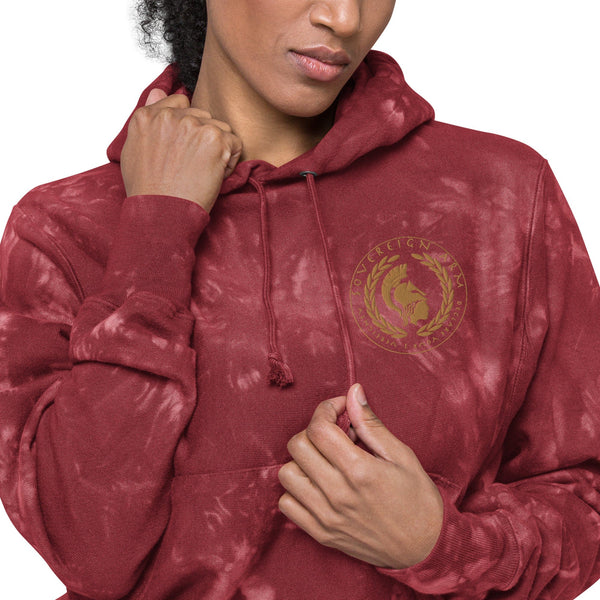 sovereignarm.com Sovereign Arm Seal Unisex Champion tie-dye hoodie