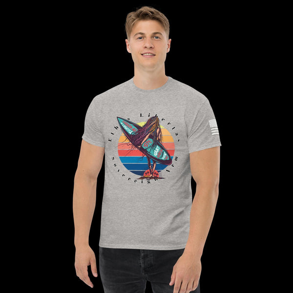 sovereignarm.com Sport Grey / S Surf Art V.12 Men's classic tee