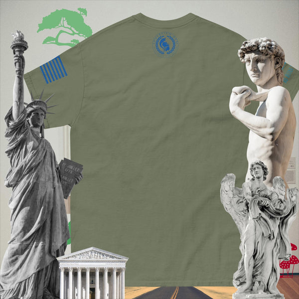 sovereignarm.com The Creation of Adam Solar Light  Men's classic tee