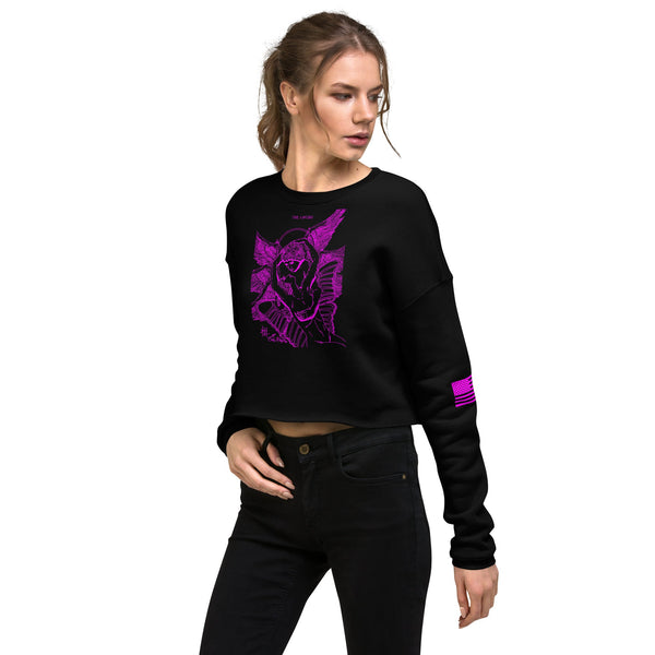 sovereignarm.com The Lovers, Eros and Psyche Crop Sweatshirt