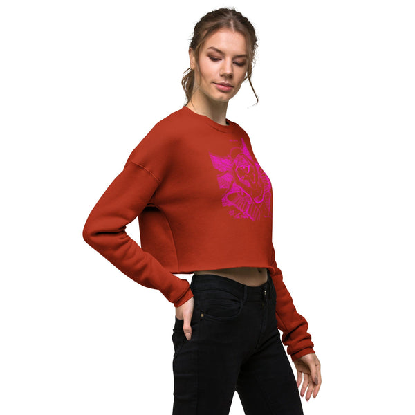 sovereignarm.com The Lovers, Eros and Psyche Crop Sweatshirt