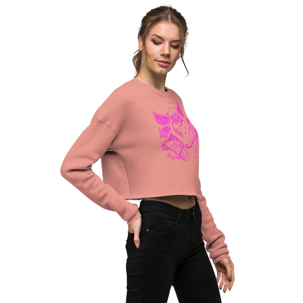 sovereignarm.com The Lovers, Eros and Psyche Crop Sweatshirt