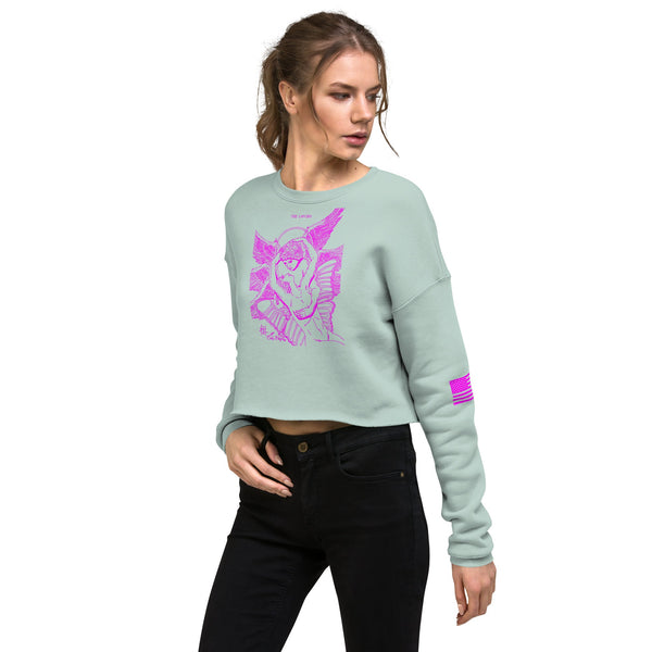 sovereignarm.com The Lovers, Eros and Psyche Crop Sweatshirt