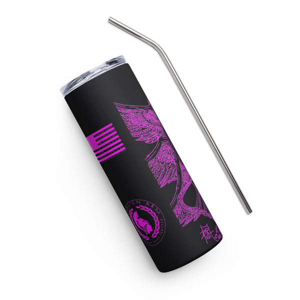 sovereignarm.com The Lovers Eros and Psyche Hott Pink Stainless steel tumbler