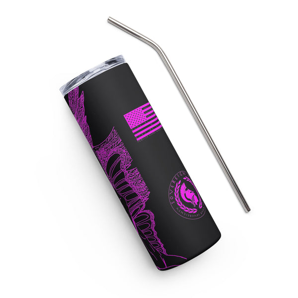 sovereignarm.com The Lovers Eros and Psyche Hott Pink Stainless steel tumbler