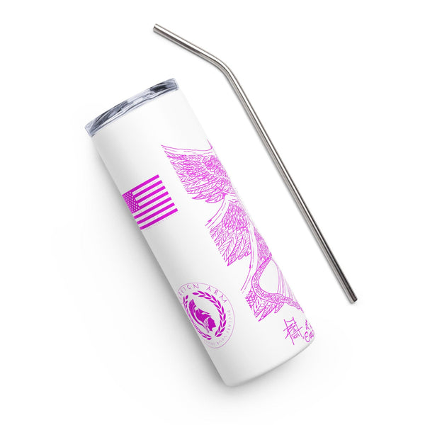 sovereignarm.com The Lovers Eros and Psyche Hott Pink Stainless steel tumbler