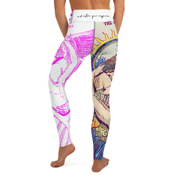 sovereignarm.com The Lovers, Eros and Psyche Valentine Yoga Leggings