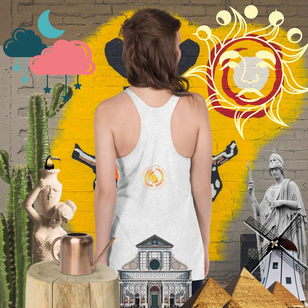 sovereignarm.com Triple moon Goddess, Women's Racerback Tank