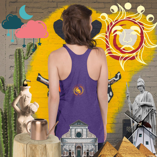 sovereignarm.com Triple moon Goddess, Women's Racerback Tank