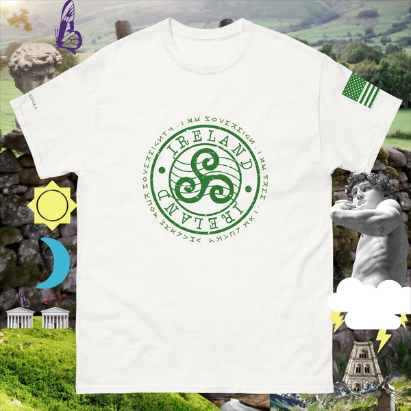 sovereignarm.com White / S Irish luck Ireland v1.4 Men's classic tee