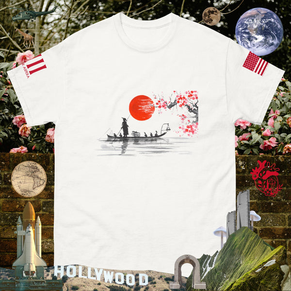 sovereignarm.com White / S Solar Cherry Blossoms v1.3 Men's classic tee