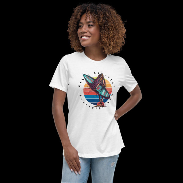 sovereignarm.com White / S Surf Art V1.1 Women's Relaxed T-Shirt