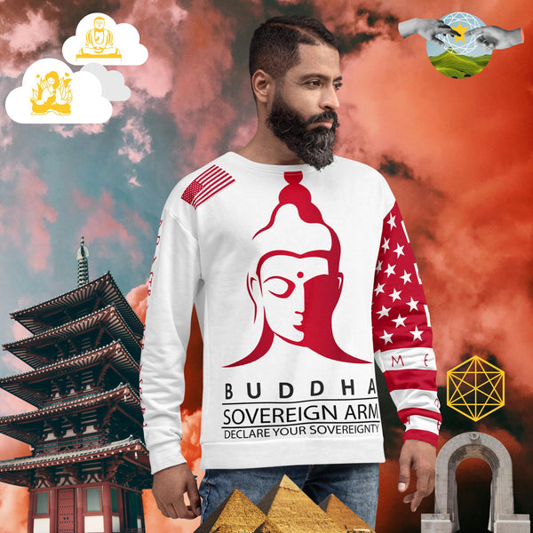 sovereignarm.com XS Hero, Buddha Unisex Sweatshirt