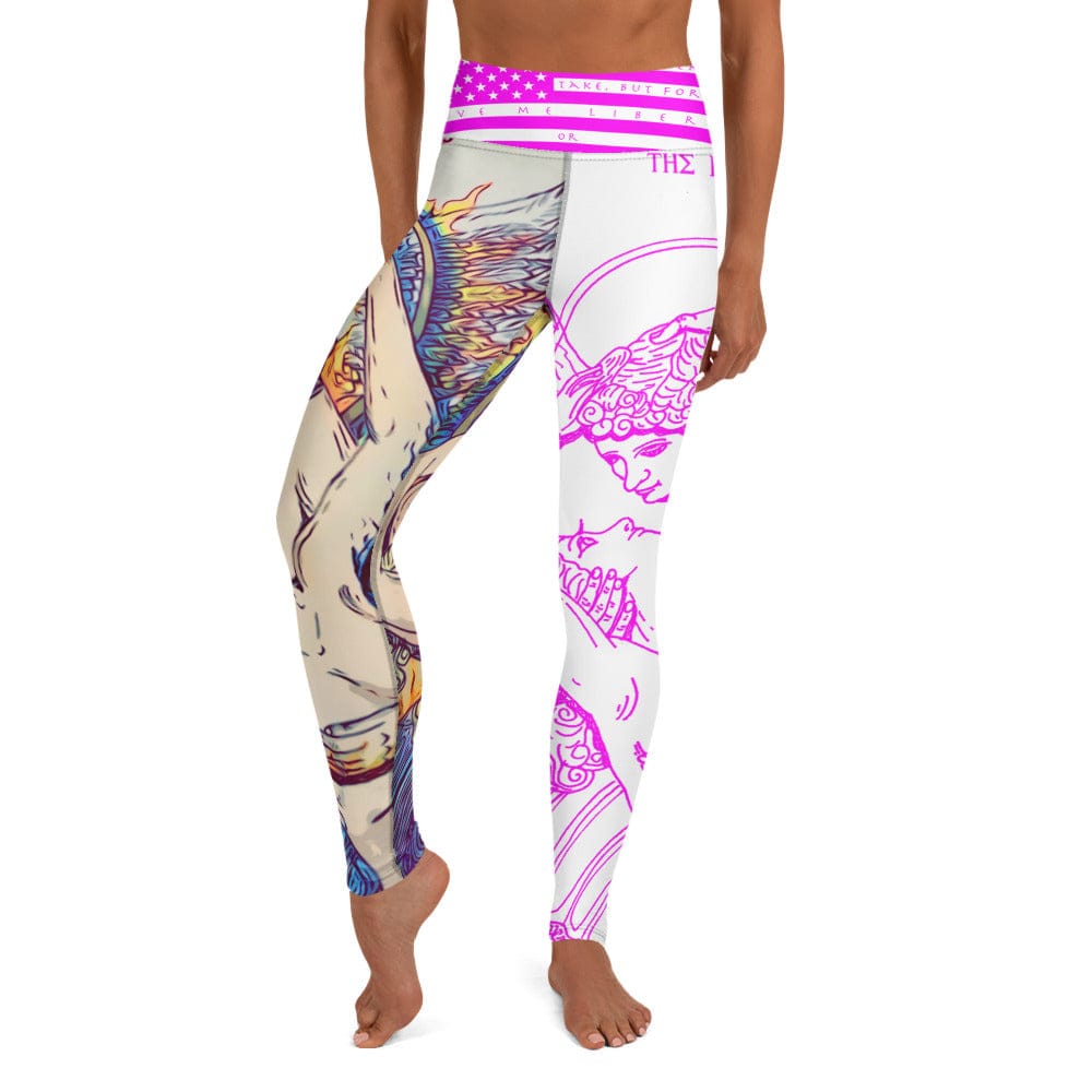 sovereignarm.com XS The Lovers, Eros and Psyche Valentine Yoga Leggings