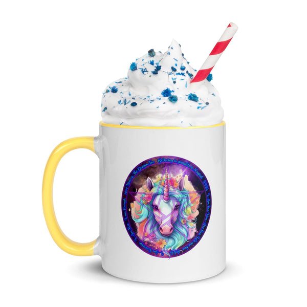 sovereignarm.com Yellow / 11 oz Ad Astra Per Aspera 2024 Year of The Dragon Fae Mug with Color Inside