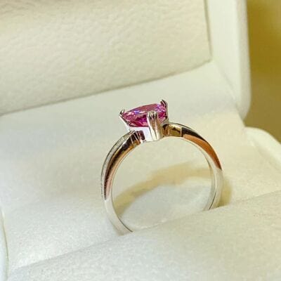 Trendsi Eros and Psyche Valentines 1 Carat Moissanite 925 Sterling Silver Ring