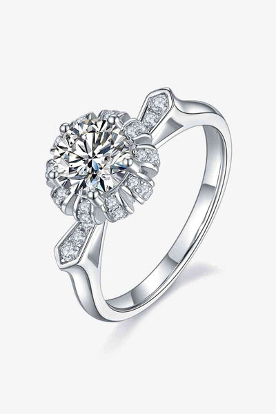 Trendsi Eros and Psyche Valentines 1 Carat Moissanite 925 Sterling Silver Ring