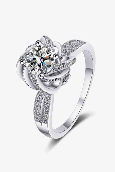 Trendsi Eros and Psyche Valentines 1 Carat Moissanite 925 Sterling Silver Ring