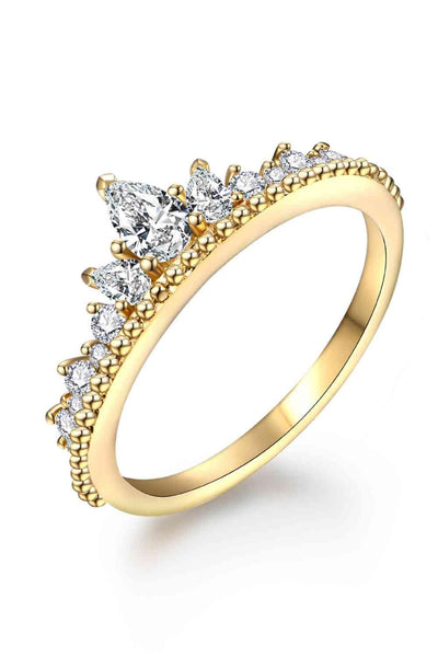 Trendsi Eros and Psyche Valentines Crown Shape Moissanite Ring