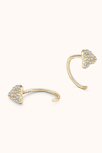 Trendsi Eros and Psyche Valentines Moissanite 925 Sterling Silver Earrings