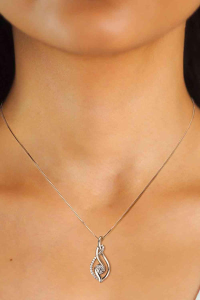 Trendsi Moissanite 925 Sterling Silver Necklace