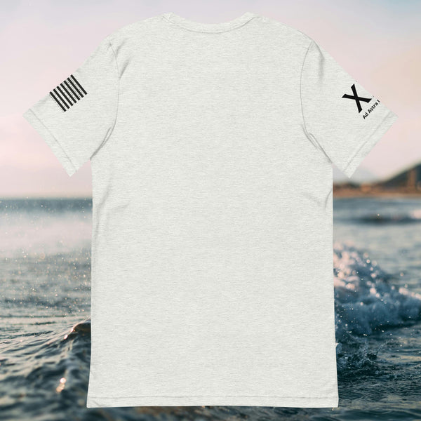 Happiness comes in waves surf art Unisex t-shirt